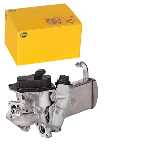 HELLA 6NU 358 167-051 EGR-modul - elektrisk - 5-polig - med packningar/med avgasåterledar-kylare - med EGR-ventil