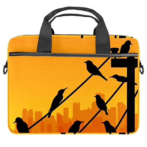 Bolsa de hombro para laptop antirrayaduras con asas cómodas para portátiles de 14.5