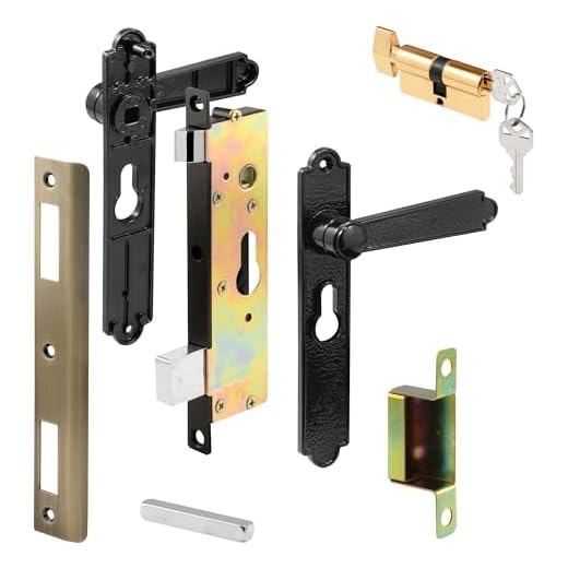 Keyed-Locking Security Door Handle Set