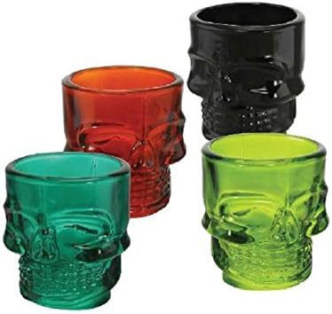 Skull Shot Glass Set (Multi-Color)