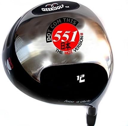 Non-Conforming Geek Golf DCT 551 Japan Hot Version Black Driver Component Head - Loft 9 or 10.5