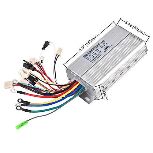 wingsmoto controlador de motor sin cepillo 12 de controlador de motor de 36 V 500 W w/inverso para el silla de ruedas eléctrica de triciclo de ATV 4 Wheeler