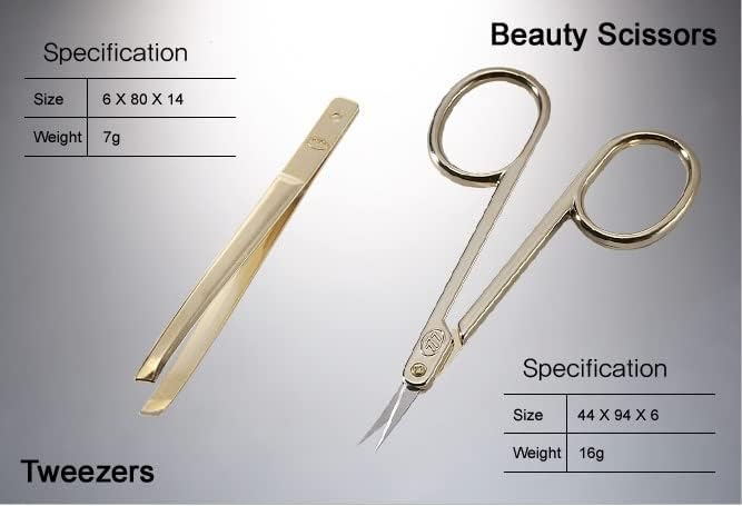 Korean Nail Clippers! World No. 1. Three Seven (777) Travel Manicure Pedicure Grooming Kit Set - (6 PCs: TS-60PG), Made in Korea, Since 1975 (Purple Case & Gold Only)