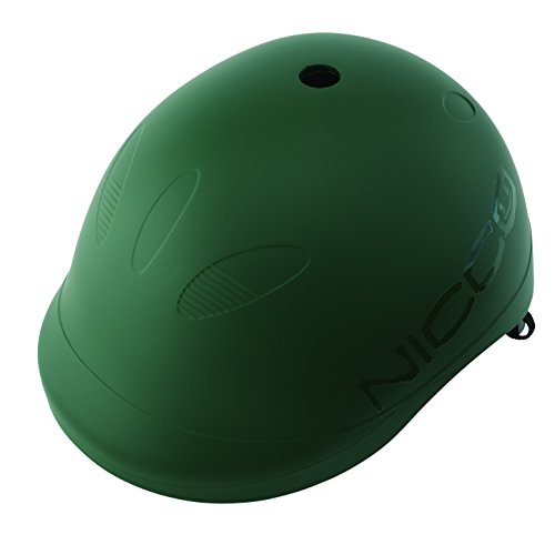クミカ工業 Nicco ヘルメット ビートル/KM001/キッズ用/49-54cm/CE/日本製/ハードシェル マットグリーン