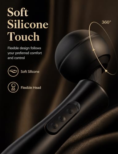 Wand Vibrator for Couples, 8 Vibrating Modes Silicone Massager - Image 4