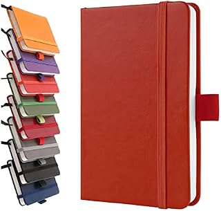 A6 Notebooks, Pocket Notebook Small Notebook Note Pad Hardback Notebook A6 Small Notepad Journal 200 Pages(100 Sheets)-Black
