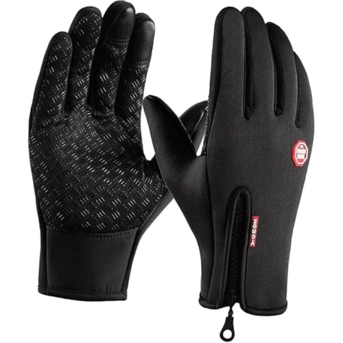 Luva Térmica Impermeável com Touch-Screen – Resistente à Água e ao Frio, Ideal para Moto, Ciclismo e Atividades ao Ar Livre