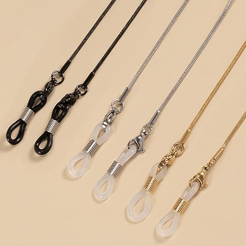 Image of Eyeglass Chain for Women Stylish,Stainless Steel Glasses Strap for Men Women,Eye Glasses Holders Around Neck