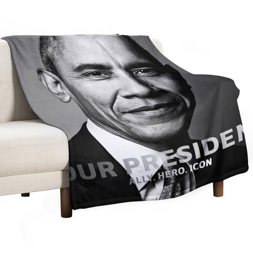 Póster del presidente Barack Obama con foto artística, lienzo, póster para decoración moderna del hogar, 60 x 80 pulgadas