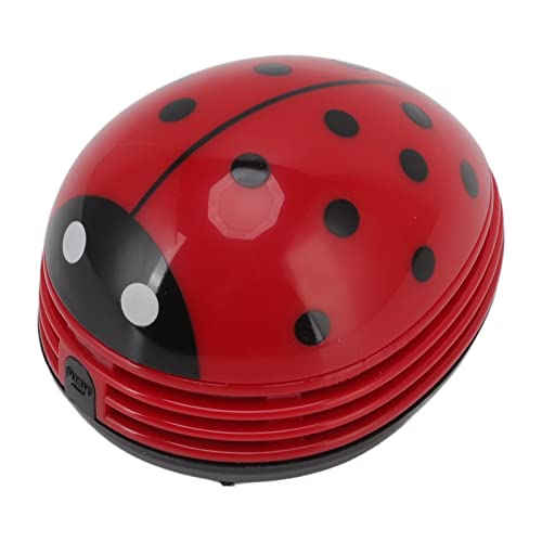 TOPINCN Mini Aspirateur à Miettes, Balayeuse de Bureau Portable Balayeuse à Miettes de Table sans Fil de Bureau Dessin animé Aspirateur de Poussière de Bureau Balayeuse de Déchets de