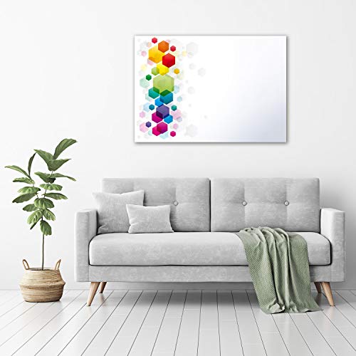 Image tableau photo décorative panoramique Tulup art moderne multicolore