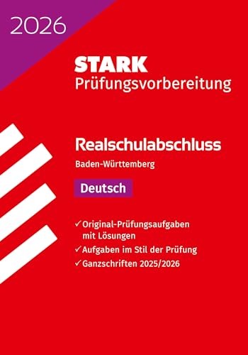 STARK Deutsch - Realschulabschluss 2026 BW - Prüfungsvorbereitung (Abschlussprüfungen)