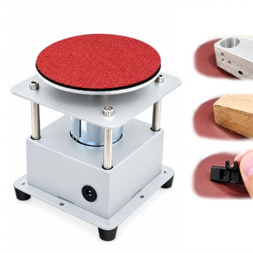 Image of 3 in Mini Bench Disc Sander, 1000-6000 RPM Variable Speed Desktop Grinder with 20 Sanding Discs, Dc795 Motor, for Metal Aluminum Wood Plastic Grinding and Finishing