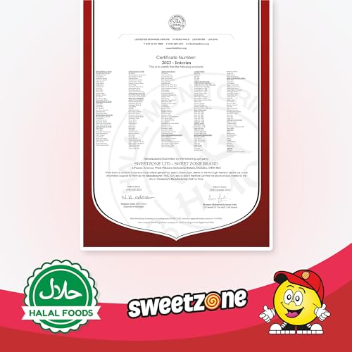 Sweetzone Strawberry Pencils, Retro Sweets Tub, Candy Sticks, 100 pcs, Halal Sweet, Sweets Bulk, Gummy American Candies, UK British Candy Enthusiasts