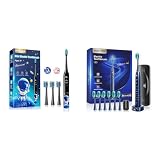 DADA-TECH Kids Electric Toothbrush Astronaut (DT-KE7 Black) + Electric Toothbrush (E2 Blue‌‌)
