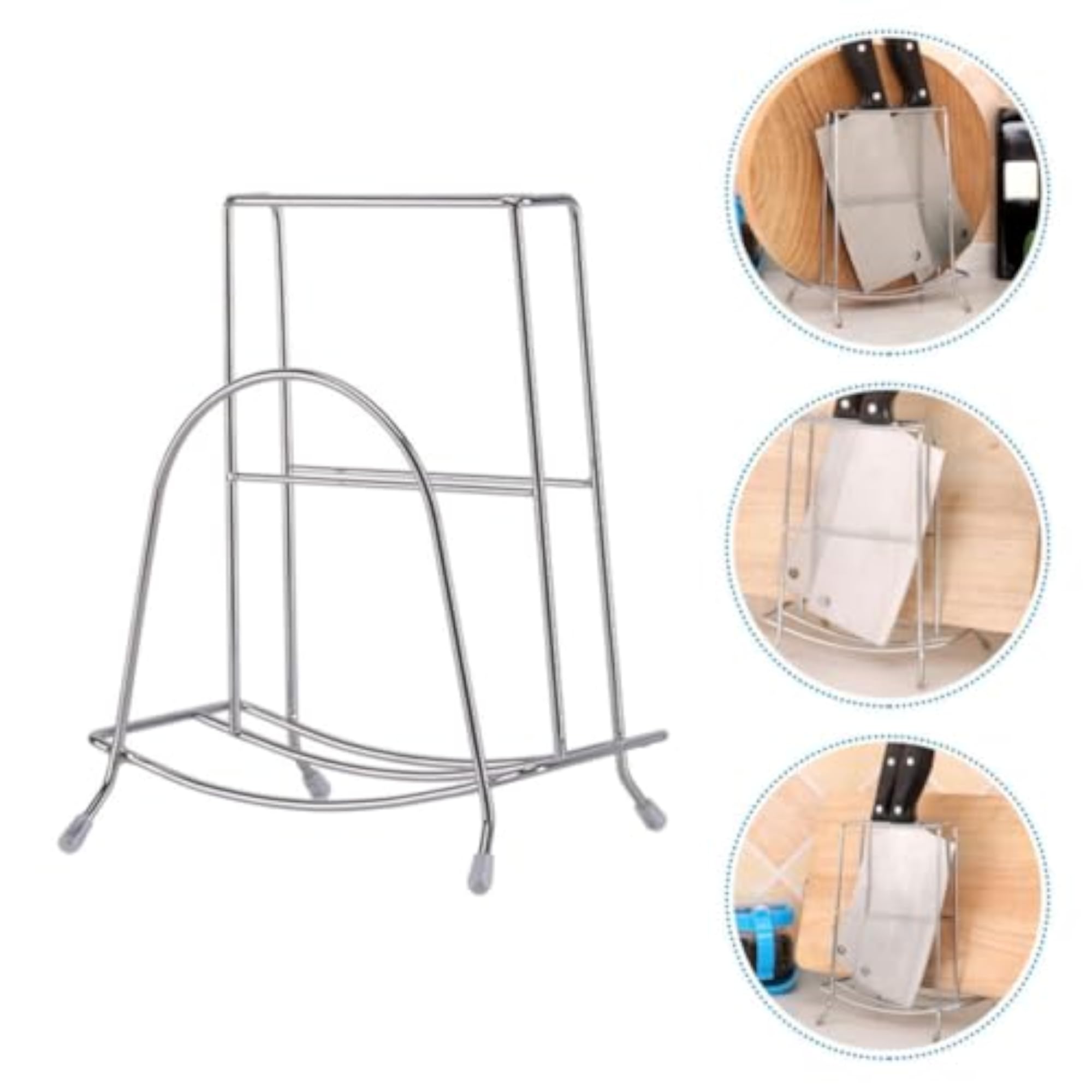 Stainless Steel Cutting Board Holder Rack for Pot Lids