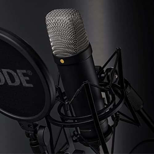 Rode NT1 micro studio 5ème génération avec directivité cardioïde et son pied Keepdrum stable