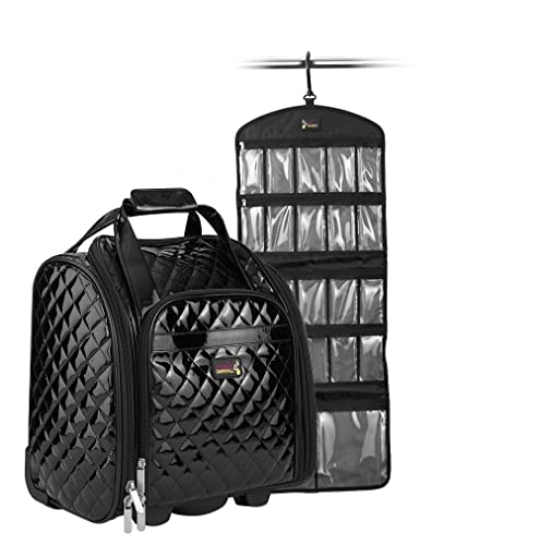 Essential CarryALL Bag | Organizes Makeup, Jewelry, Essential Oils, Clear Pockets for Easy Access, TSA Compliant
