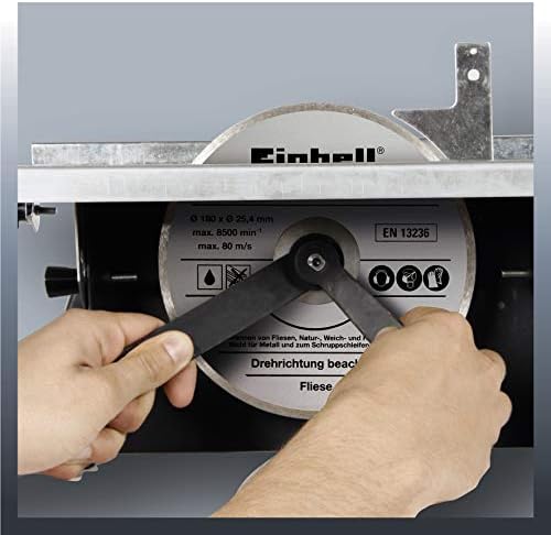 Bild 3 - Einhell Fliesenschneidmaschine TC-TC 618 (600 W, Schnitthöhe 35 mm, Tischgröße 330 x 360 mm, Diamant-Trennscheibe-Ø 180 mm)