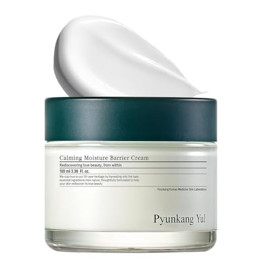 [PKY] Pyunkang Yul Beruhigende Feuchtigkeitsbarrierecreme, die empfindliche Haut sofort beruhigt, Hyaluronsäure & Ceramide für Feuchtigkeit, vegan, koreanische Hautpflege 100ml