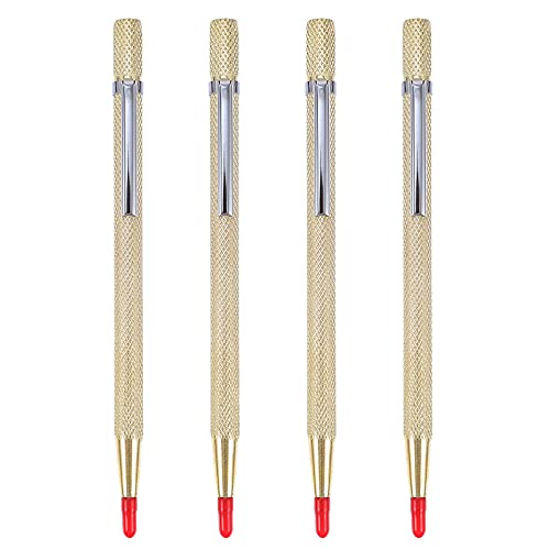 Angoily 4Pcs Ferramenta Escriba Riscador Carboneto De Tungstênio Ponta de Metal Gravado Caneta Gravu