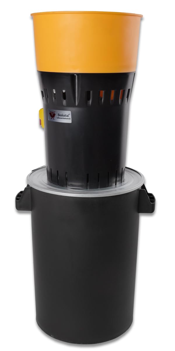 Beeketal Getreidemühle elektrisch 1000W | Profi Schrotmühle & Kornmühle mit 20L Behälter | inkl. 4 Edelstahl-Mahlsiebe (1,5-4mm) für Futterschrot, Mehl, Gewürze & Kaffee | GMB-25
