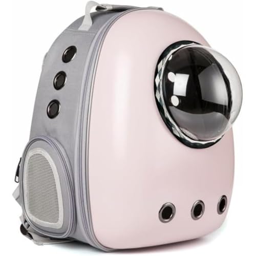 猫キャリーバッグ ペット バッグ ペット用キャリーバッグ 大容量 耐荷重7Kg 宇宙船 カプセル 軽量 小型犬用 ドライブ キャンピング 加工 お出かけに便利 旅行 通院 災害 避難用 (A)