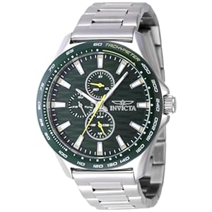 Invicta Racing Men 44mm Stainless Steel Steel Green dial VH67 Quartz