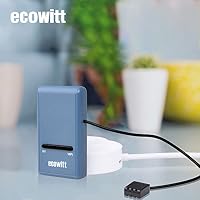 ECOWITT Wetterstation, Drahtlose Wetterstationen mit solarbetriebener Wetter-App, 7-in-1-Außensensor-Array, Wetterserver, Indoor-Gateway für den Hausgarten GW1101 868 MHz – Ansicht 7