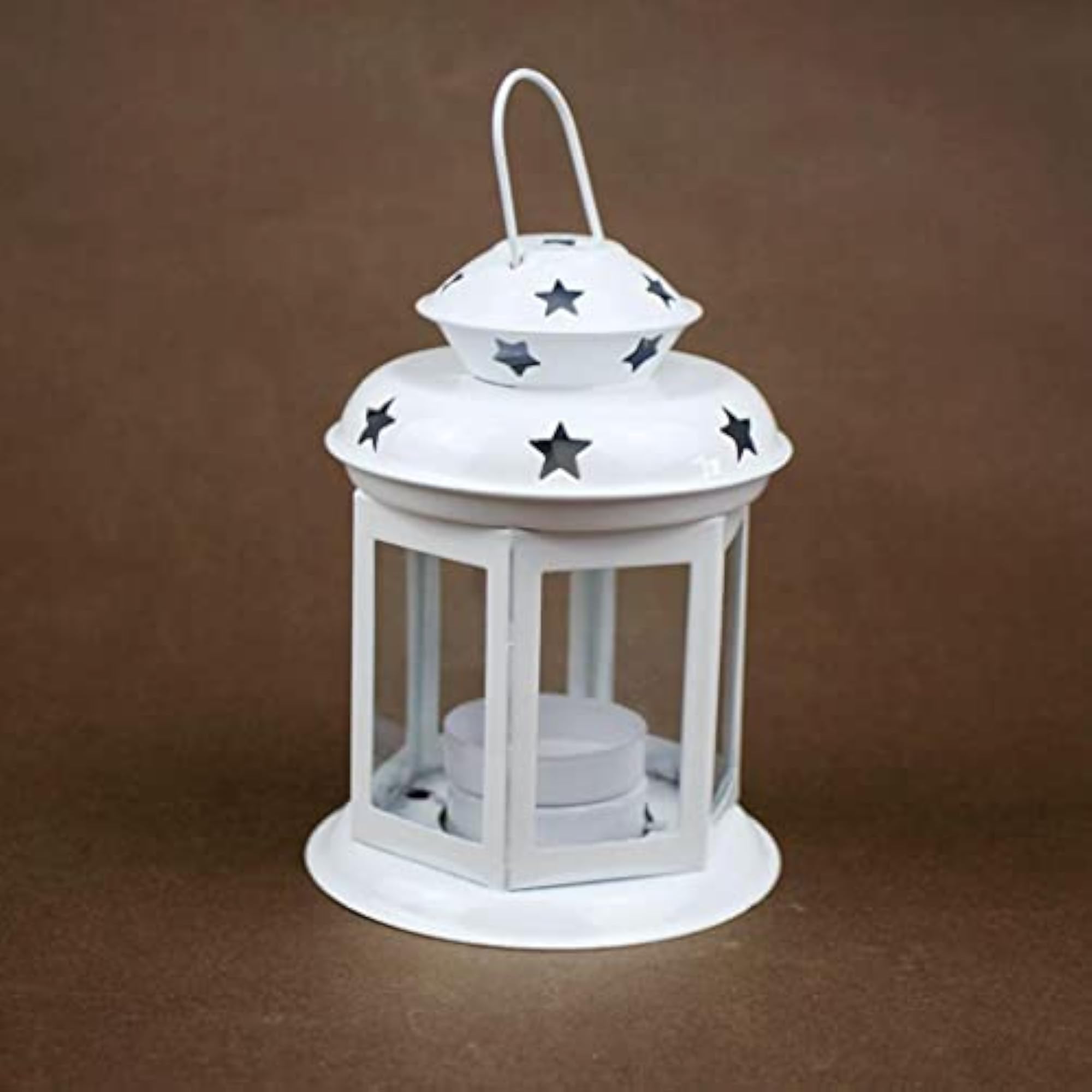 Outdoor Iron Wind-Proof Lamp Candle Holder Ornament