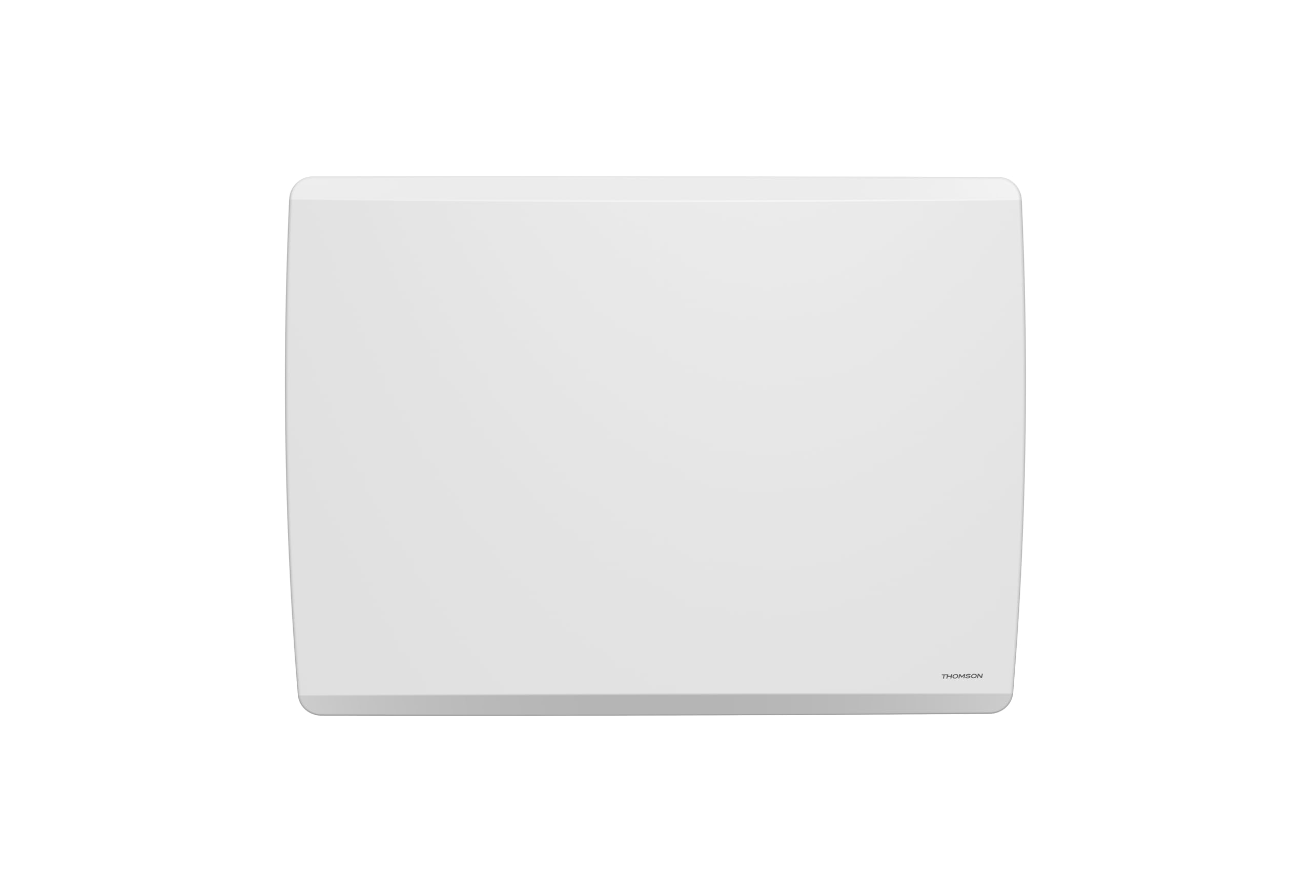 THOMSON - Radiateur électrique fixe connecté WiFi à inertie sèche céramique + film avec thermostat interchangeable 2000W THOMSON MOLY horizontal blanc