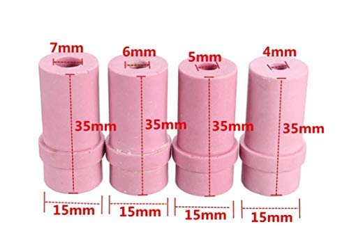SUCAN 10Pc 4/5/6 / 7mm Keramik Sandstrahldüse Ersatzdüse Für Sandstrahlpistole Emery Keramik Sandstrahlpistole Kopf Düse (5mm)