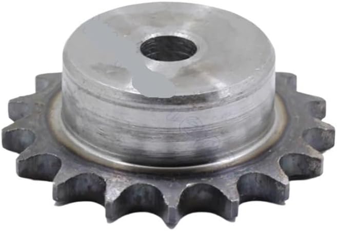 Mechanical Roller Chain Sprockets Tooth Roller Chain Sprocket,1pc 06B 9-24 Teeth Sprocket Wheel Chain Gear Industrial A3 Steel Suitable for 06B Roller Chain Pitch 9.525mm(17 Teeth)