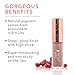 100% PURE Lip Gloss (Fruit Pigmented), Pink Caramel, High Shine, Moisturizing, Natural Lip Gloss, Sheer Finish, Tinted Lip Gloss w/Cocoa Butter, Vitamin E (Nude Rosy Brown Color) - 0.14 Fl Oz