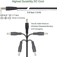 Gonine 6V 1A AC-DC adapter vérnyomásmérő, vérglukóz mérő, mérleg, billentyűzet tápellátásához 4