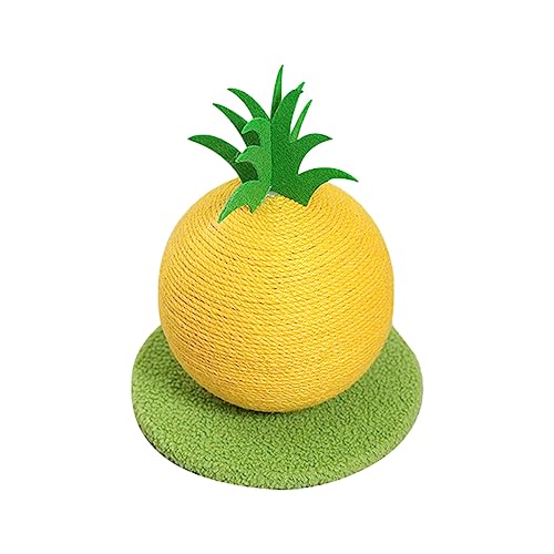 Rascador para gatos en forma de fruta de sisal ecológico miniatura 1