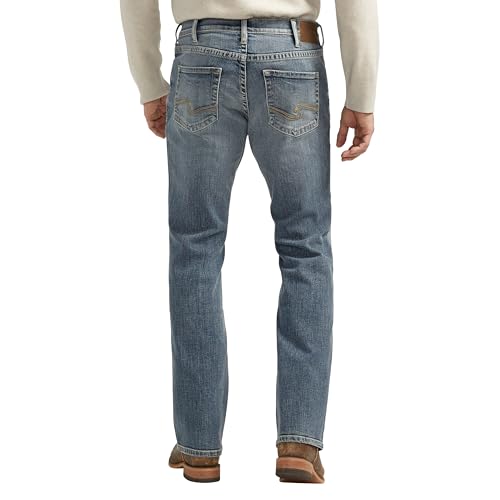 Image of Silver Jeans Co. Mens Jace Slim Fit Bootcut Jeans