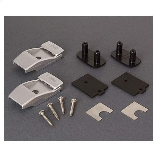 Fiamma 98655-728 WALL BRACKETS – Wandhalterungen Alu - silber, 97 x 111 x 36 mm