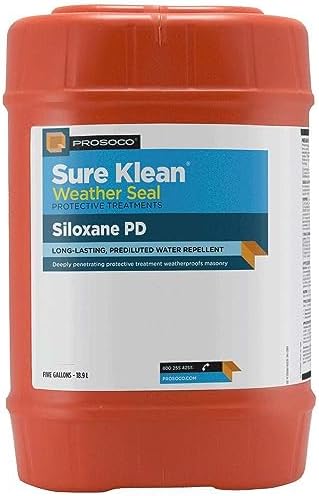 PROSOCO Sure Klean Weather Seal Siloxane PD - Great Water-Based Brick Sealer - (5 Gallon Canister)