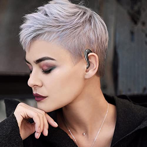 Image of F88 Bone Conduction Bluetooth Ear-Hook Single Headphone Blue|F88 Open-Ear Wireless Bluetooth Headset V5.0, Lightweight Ear-Hook Design with Mic, 10h Playtime, IPX5 Sweatproof, Safe Awareness