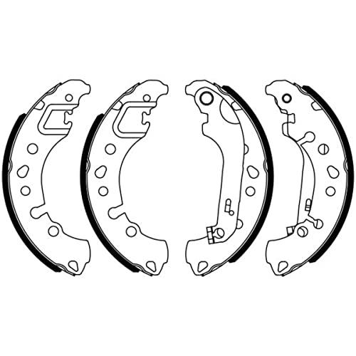 BOSCH 0 986 487 961 Brake Shoe Set Brake Shoes and Brake Shoe Set Drum Brake Shoes