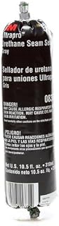 3M Urethane Seam Sealer, 08361, Gray Color, High Solids, Permanently Flexible, 310 mL/10.5 fl oz Foil Pack