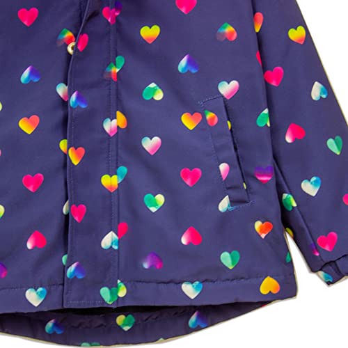 Image of WELAKEN Fleece lined Jackets with Water-Resistance Frabic for Kid's & Toddler II Girl's Rain Jacket & coats