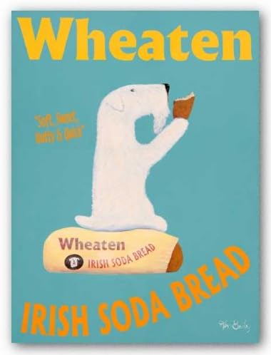 Wheaten Irish Soda Bread by Ken Bailey 10"x8" Art Print Poster