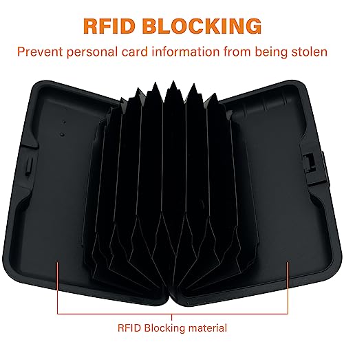 Suporte para cartão de crédito fino, mini bloqueio RFID, protetor de cartão de crédito, capa de alum