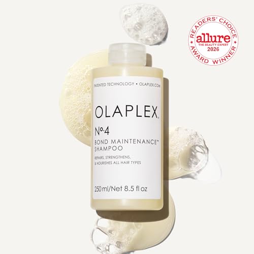 Olaplex N°.4 Bond Maintenance™ Hair Strengthening Shampoo: Repairs Damage & Defend Against Future Breakage | Replenishes Hydration | For Coily, Curly, Straight, and Wavy