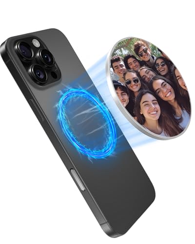 FARWAYVIEW Magnetic Selfie Mirror for iPhone Convex Wide-Angle Mirror for Back Camera Perfect for Vlogging Selfies