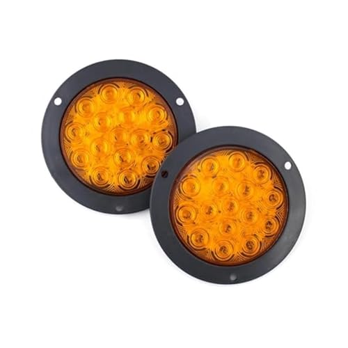 Feux arrière ronds 12V 24V LED 4 pouces pour remorque et camion