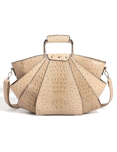 Image of Bag Woman Large Capacity Leather Purse Fashion Designer Metal Top Handle Handbags Women Crossbody Large Bags for Women Tote