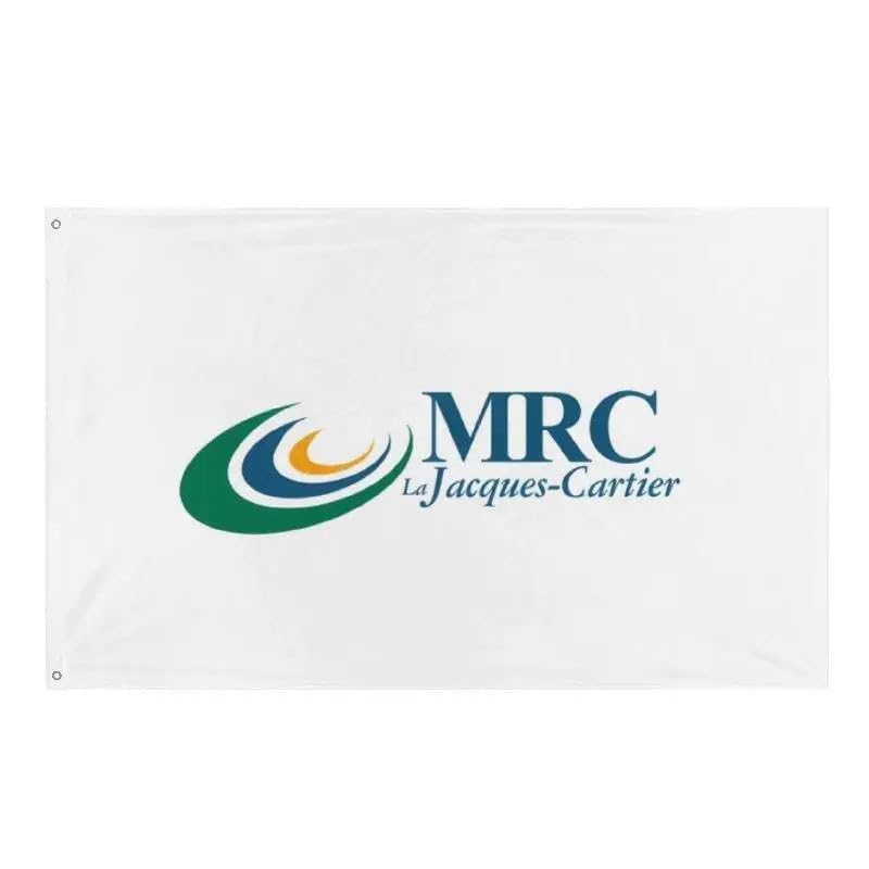 Drapeau La Jacques-Cartier en polyester pour mât de jardin